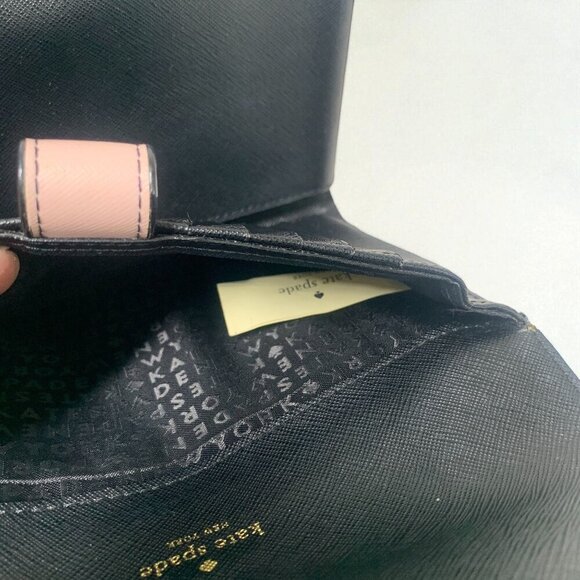 Kate Spade Laurel Way Winni Crossbody Wallet Pink/Blue/Purple Leather WLRU3171 - Picture 5 of 11